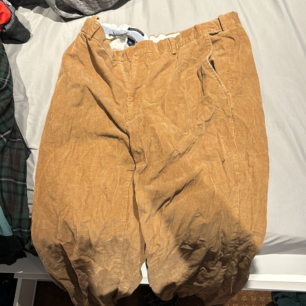 men’s corduroy tan pants